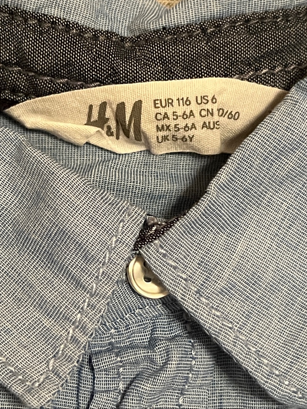 H&M Boys Oxford Dress Shirt - Picture 2 of 8